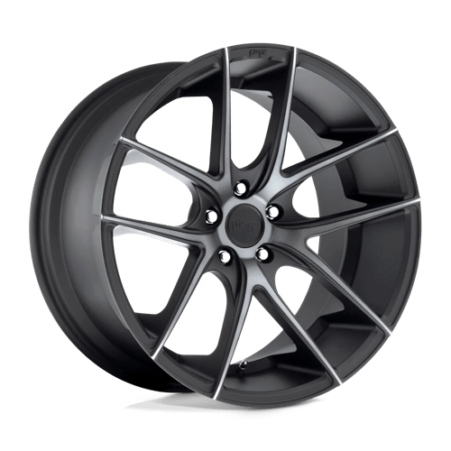 Niche 1PC 19X9.5 TARGA 5X120 MATTE BLACK DOUBLE DARK TINT +35