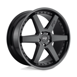 Niche 1PC 18X8.5 ALTAIR 5X114.3 GLOSS BLACK MATTE BLACK +35