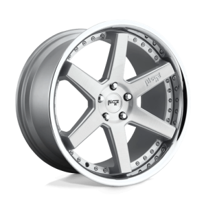 Niche 1PC 20X10.5 ALTAIR 5X120 GLOSS SILVER +35