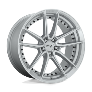 Niche 1PC 20X10.5 DFS 5X114.3 GLOSS SILVER MACHINED +40