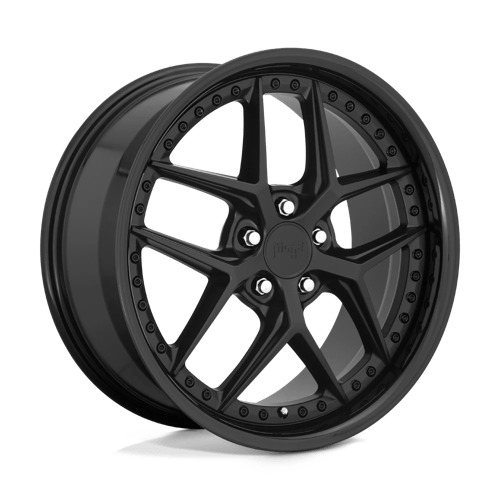 Niche 1PC 20X10.5 VICE 5X120 GLOSS BLACK MATTE BLACK +35