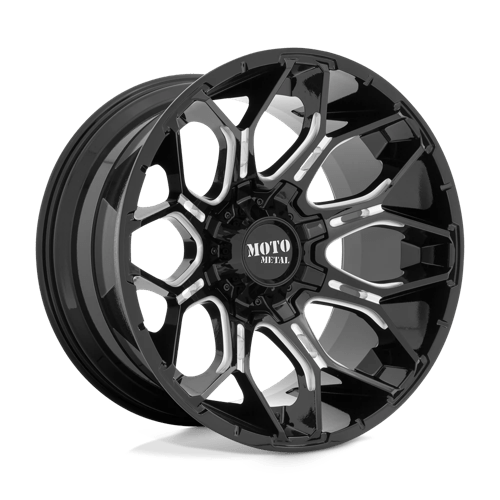 Moto Metal 20X9 MO808 6X135/5.5 GLOSS BLACK MILLED +0