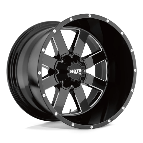 Moto Metal 18X12 MO962 6X135/5.5 GLOSS BLACK MILLED -44