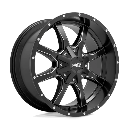 Moto Metal 20X9 MO970 6X135/5.5 SEMI GLOSS BLACK MILLED +18