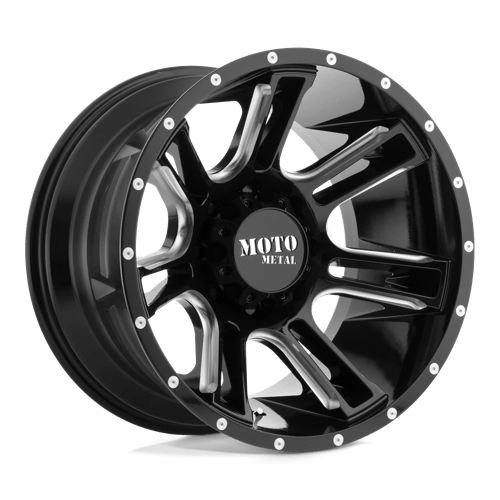 Moto Metal 20X9 MO982 6X139.7 GLOSS BLACK MILLED +0
