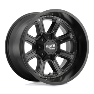 Moto Metal 20X9 MO984 6X135/5.5 MATTE BLACK W/ G-BLK INSERTS +18