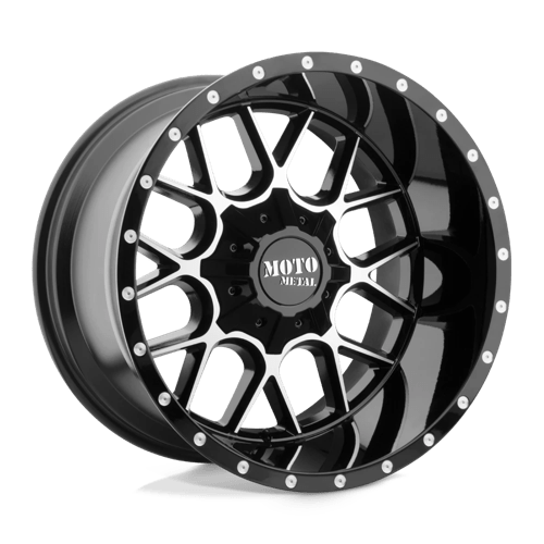 Moto Metal 20X9 MO986 6X135/5.5 GLOSS BLACK MACHINED +0