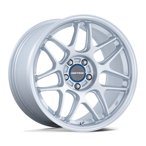 Motegi 18X9.5 TSUBAKI 5X100 HYPER SILVER W/ MACHINED LIP +40