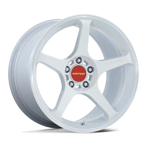 Motegi 18X8.5 BATTLE 5X100 MATSURI WHITE PEARL W/ MACHINED LIP STRIPE +30