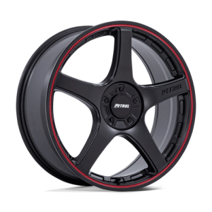 Petrol 20X8.5 P2E BLANK MATTE BLACK W/ RED LIP +35