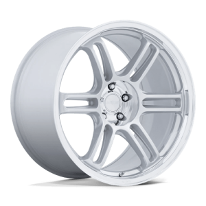 Rotiform 18X9.5 RPS 5X114.3 MATTE SILVER W/ DIAMOND CUT LIP +25