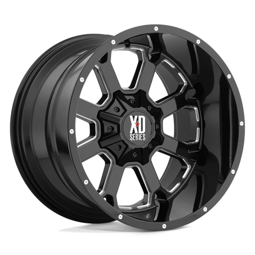 XD 20X12 XD825 6X135/5.5 GLOSS BLACK MILLED -44