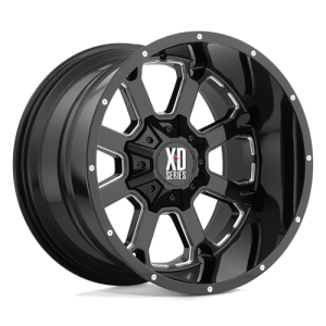 XD 20X9 XD825 5X5.0/5.5 GLOSS BLACK MILLED +0