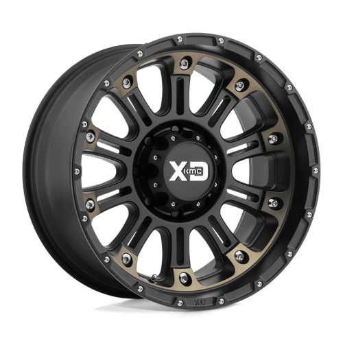 XD 18X9 XD829 5X150 SATIN BLACK MACH W/ DARK TINT +18