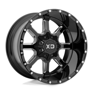 XD 20X9 XD838 6X135/5.5 GLOSS BLACK MILLED +0