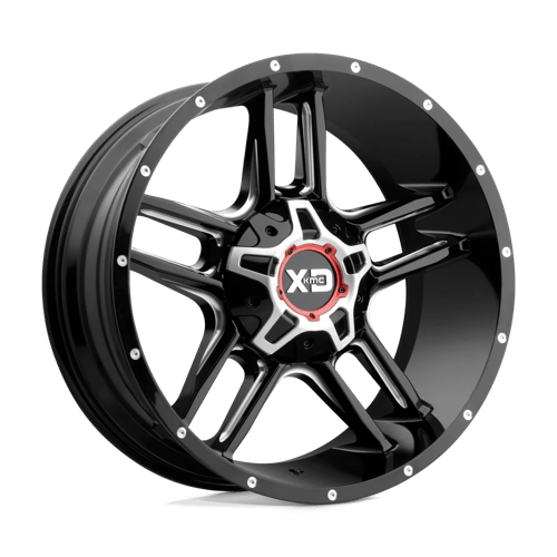 XD 20X9 XD839 6X135/5.5 GLOSS BLACK MILLED +18