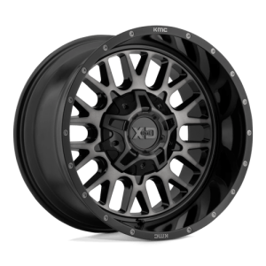 XD 20X9 XD842 6X4.5/5.5 GLOSS BLACK W/ GRAY TINT +18