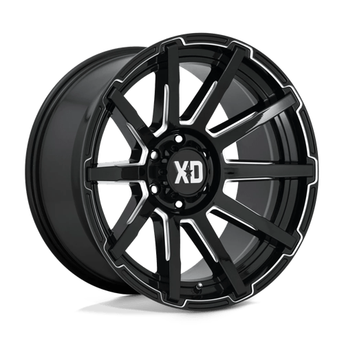 XD 20X10 XD847 6X139.7 GLOSS BLACK MILLED -18