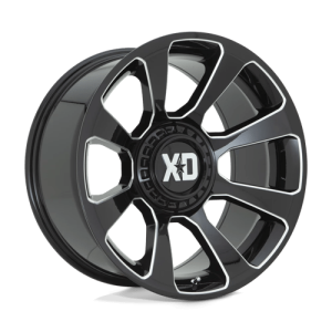 XD 20X9 XD854 6X135/5.5 GLOSS BLACK MILLED +0