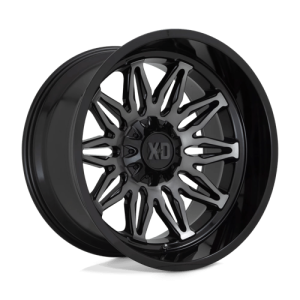 XD 22X12 XD859 5X5.0/5.5 GLOSS BLACK MACHINED W/ GRAY TINT -44