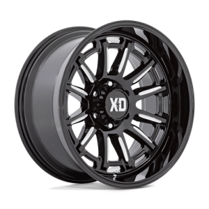 XD 20X9 XD865 6X139.7 GLOSS BLACK MILLED +0
