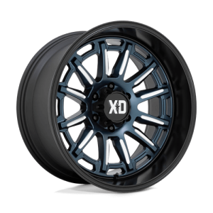 XD 20X9 XD865 6X139.7 METALLIC BLUE MILLED W/ BLACK LIP +0