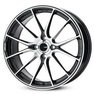 ENKEI 15x7 SC48 4x100 GLOSS BLACK MACHINED FACE +38