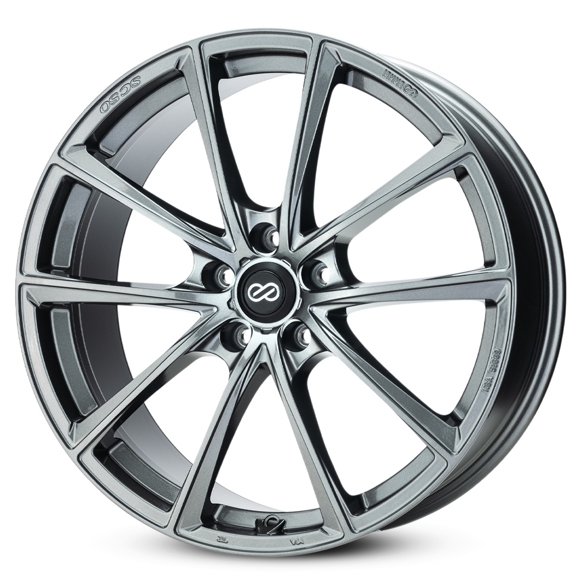 ENKEI 20x8.5 SC50 5x120 SATIN GREY +45