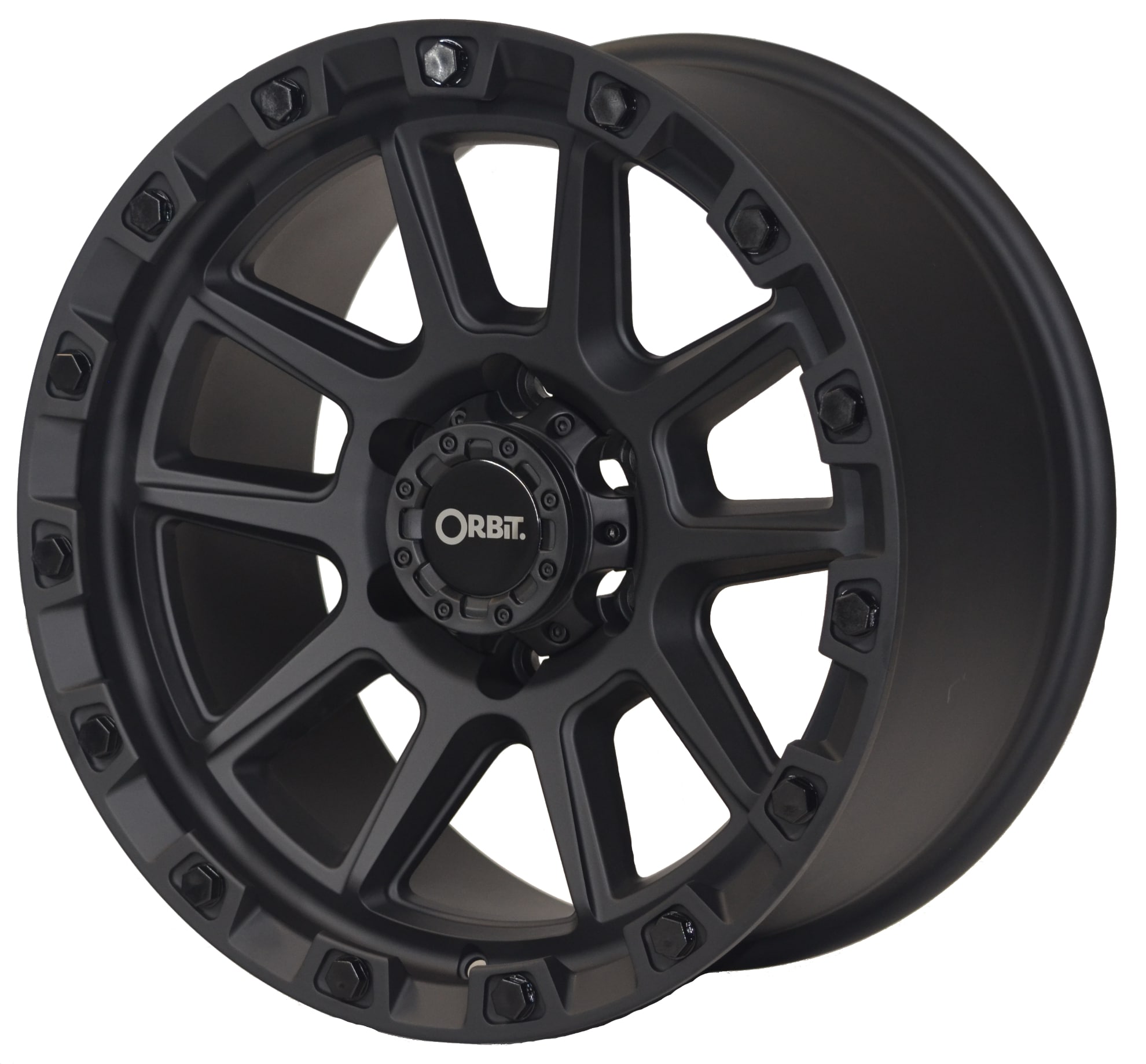 ORBIT 17x8.5 ROCKY 6x139.7 SATIN BLACK +06